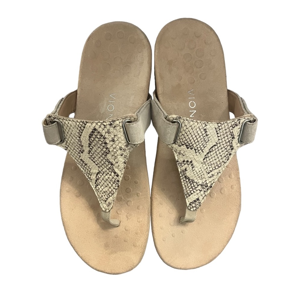 Vionic Wanda Leather T-Strap Supportive Orthotic … - image 7